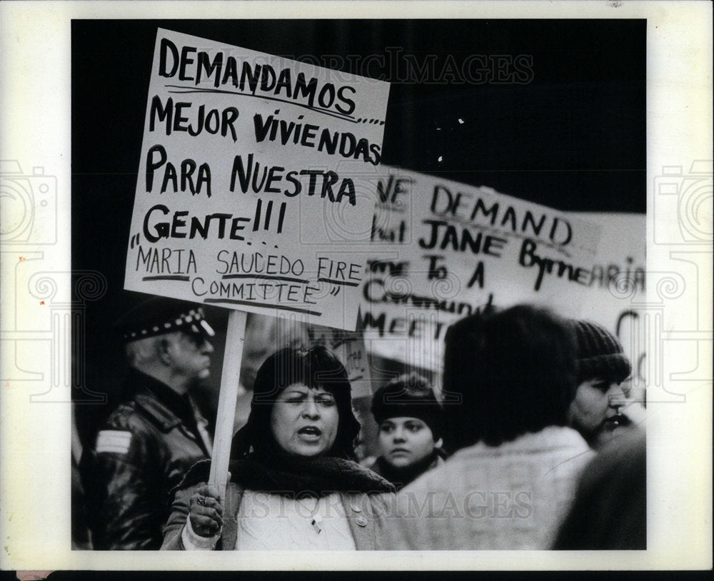 1981 Fire City Protest Demonstration - Historic Images