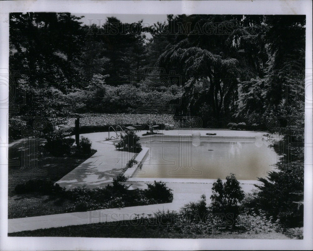 1972 Personal Swimming Pool Backyard - Historic Images
