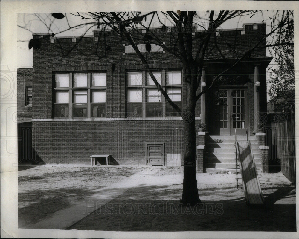 1929 Detroit Nursery School Building - Historic Images