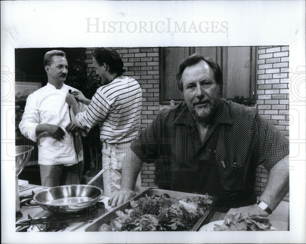 1991 Bob Taylor Host &quot;Fat Bob&#39;s Kitchen&quot; - Historic Images