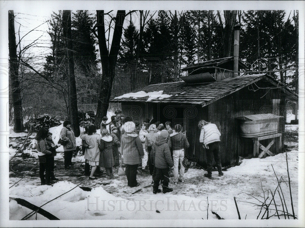 1982 Cranbrook Sugar House Maple Syrup - Historic Images