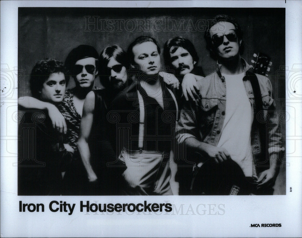 1981 Rock Group Iron City Houserockers - Historic Images