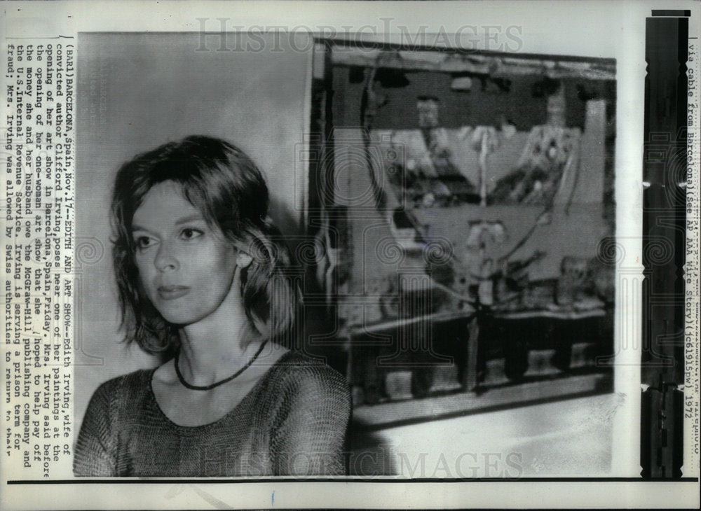 1972 Edith Irving Art Show Opening - Historic Images