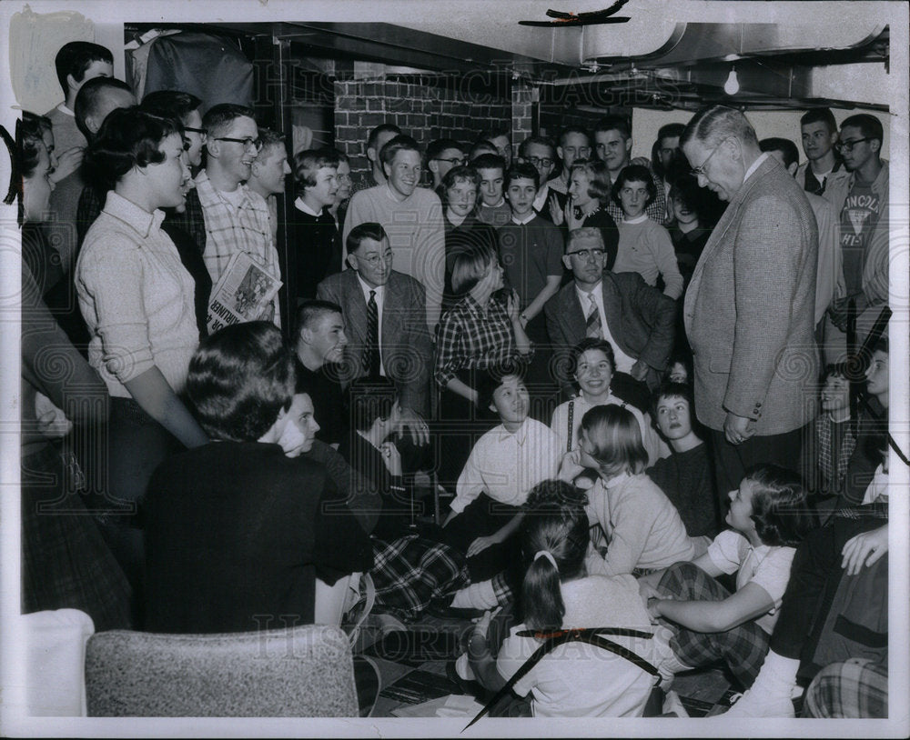 1957 Cooley Principal Addresses Faculty - Historic Images