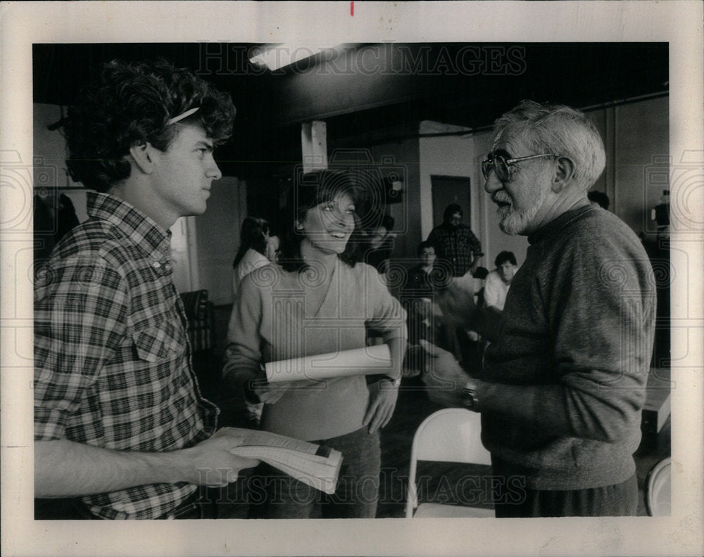 1983 Our Town Play Rehearsal Steppenwolf - Historic Images