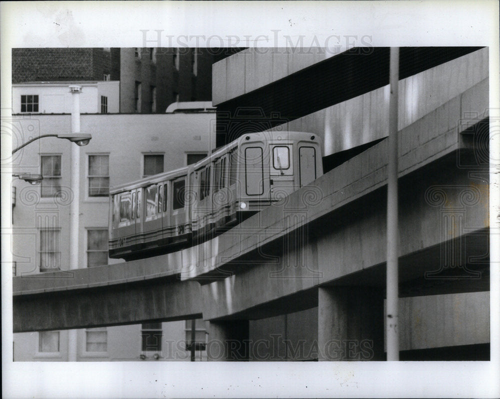 1987 Detroit Rapid Transit train Terry Star - Historic Images