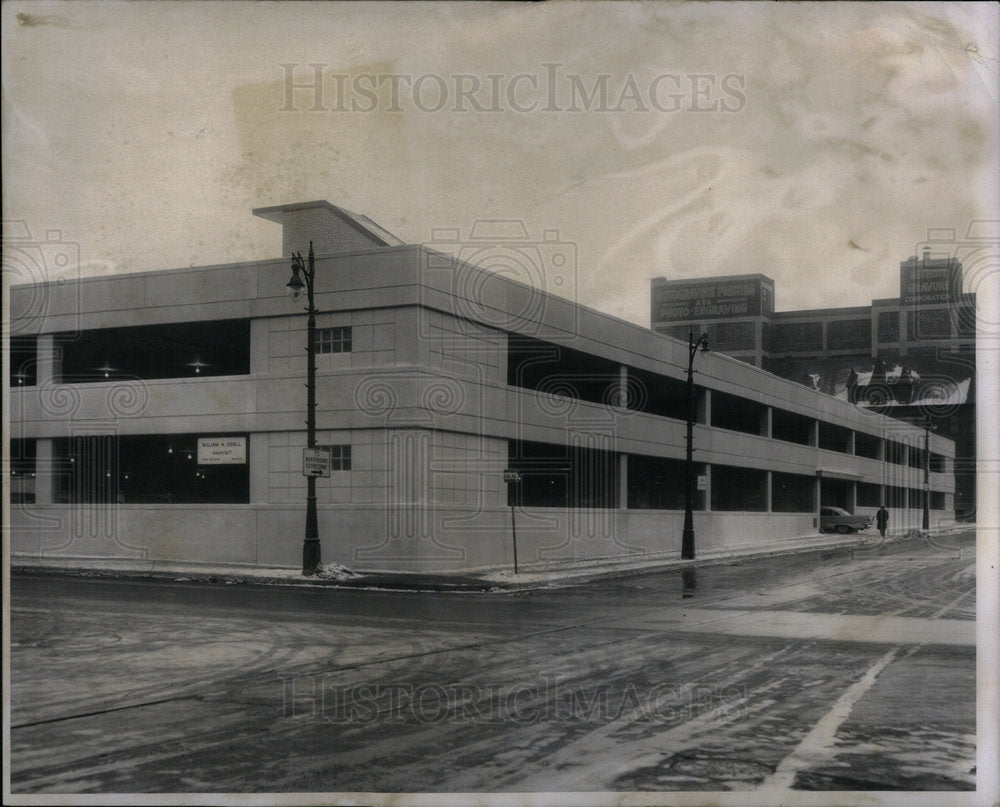 1957 Parking Garage Dedicated - Historic Images