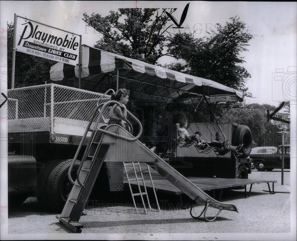 1958 Playmobile/Children/Detroit Michigan - Historic Images