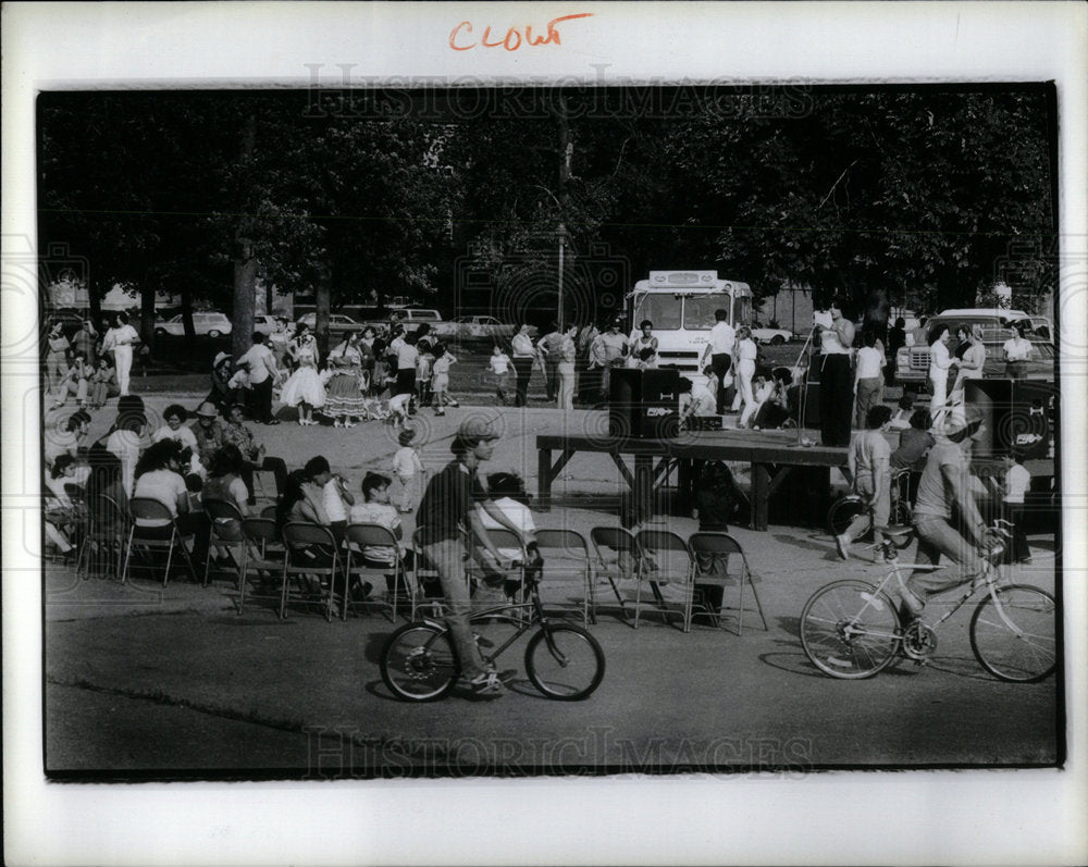 1981 Clark Park Detroit Latino Activity - Historic Images