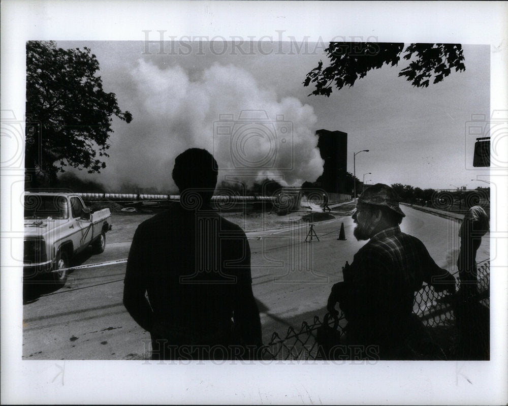 1988 Detroit Public works Incinerator - Historic Images