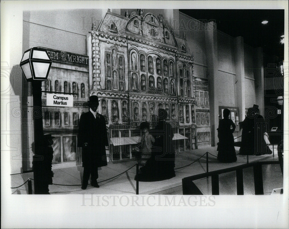 1981 Press Photo Detroit Historical Exhibition - RRX03729-Historic Images