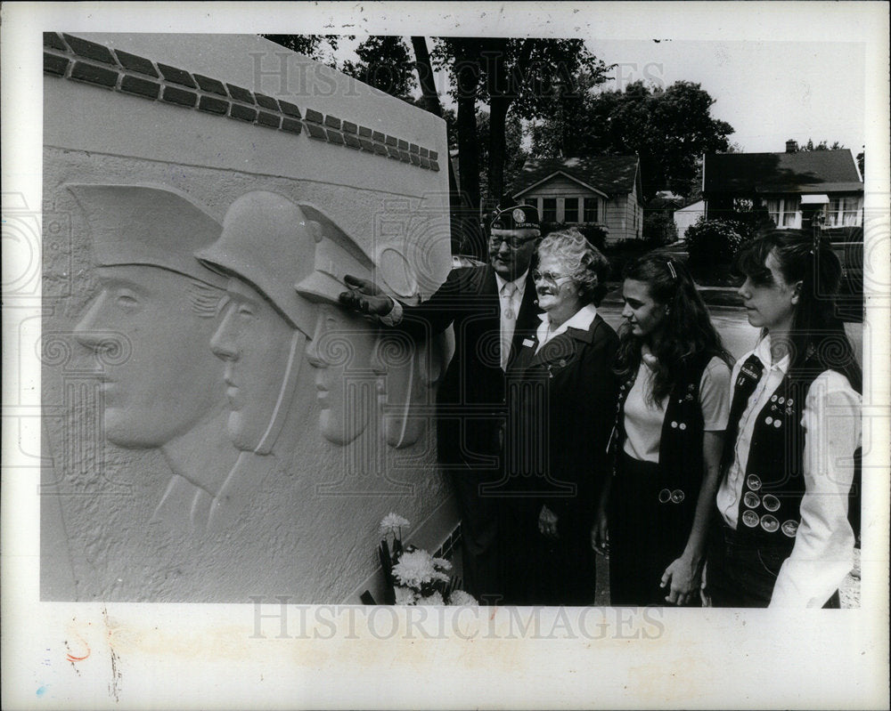 1981 Veteran Monument Detroit-Historic Images