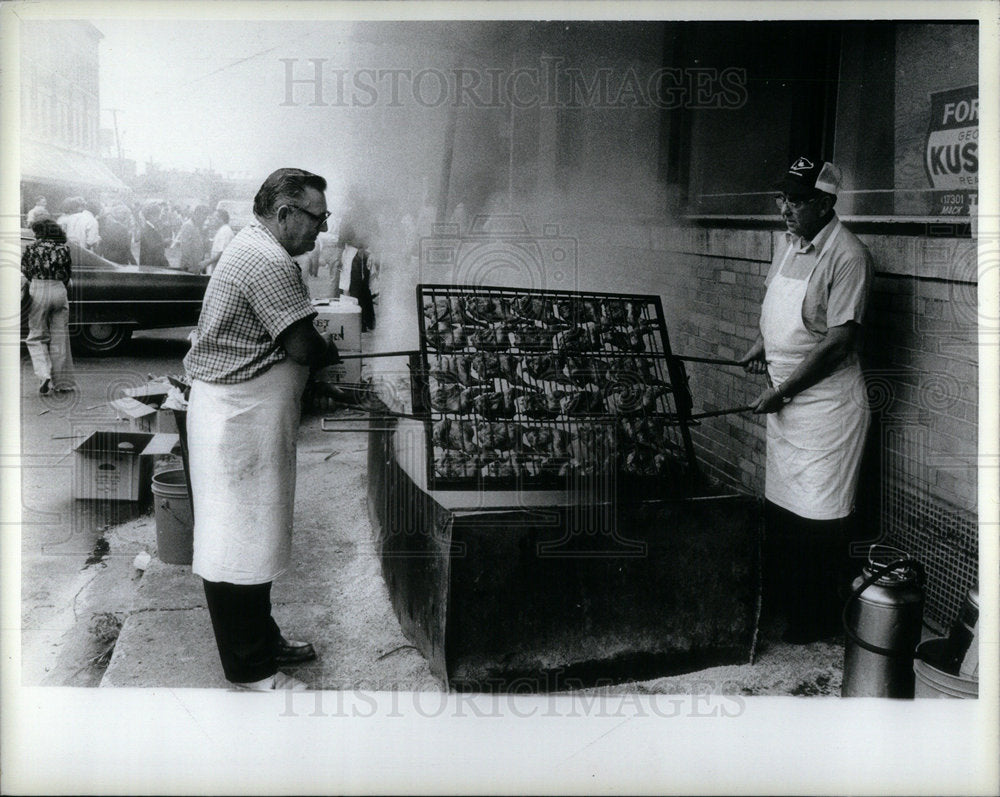 1980 Eastern Market Pig Roast - Historic Images