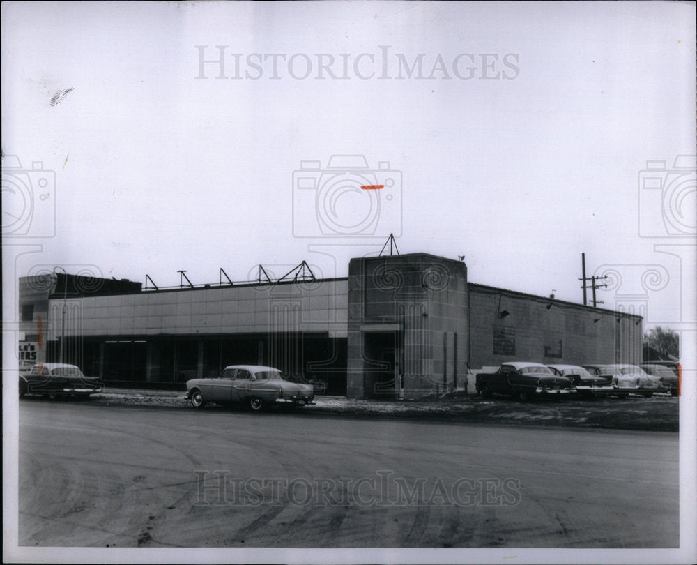 1958 Press Photo Wyandotte News Herald bldg. - RRX03817- Historic Images