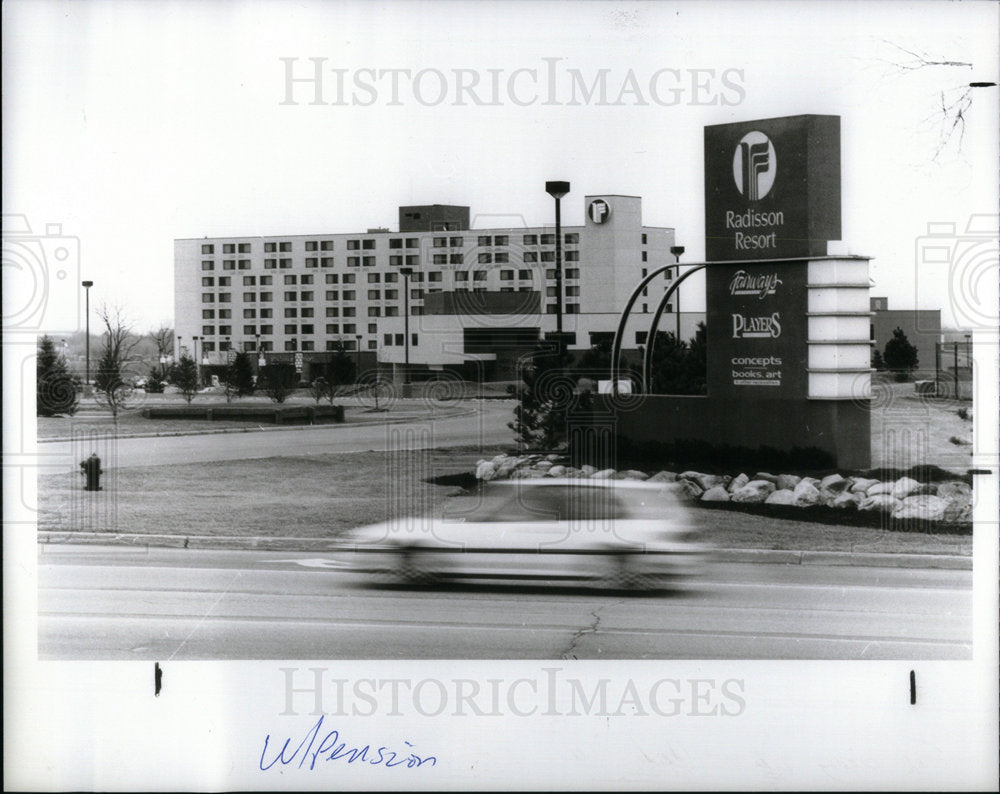 1992 Press Photo Radisson Resort Ypsilanti Michigan - Historic Images