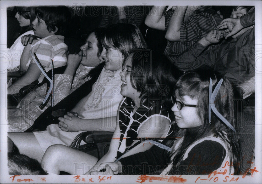 1971 Childrens Theater Production Audience - Historic Images