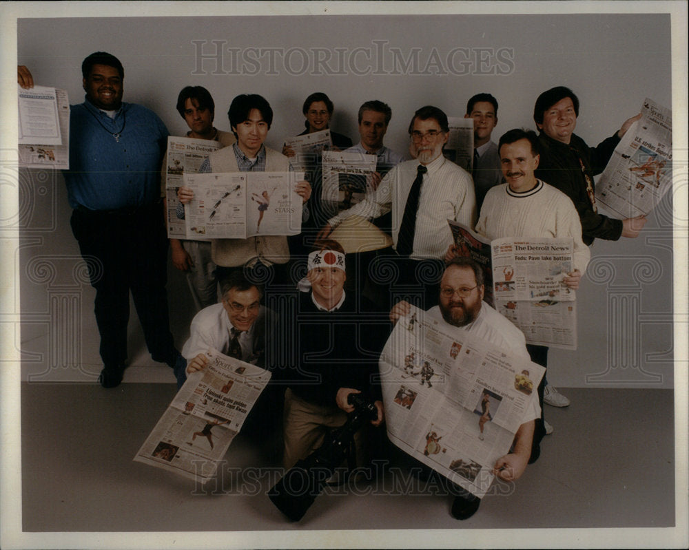 Detroit Newspapers News Olympics Team - Historic Images