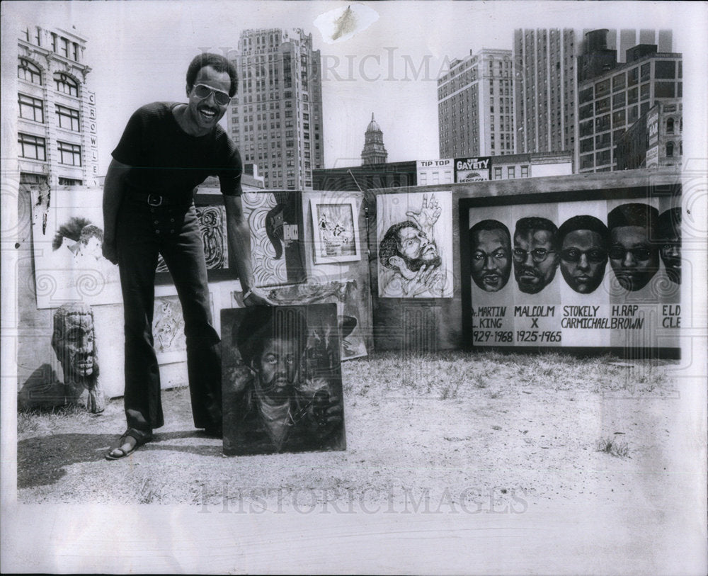 1970 Press Photo Robert Sherman Artist - RRX04015- Historic Images