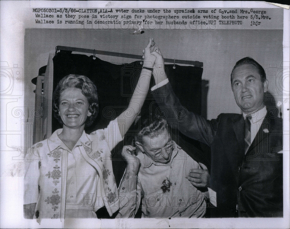 1966 Press Photo Alabama Governor George Wallace, Jr. - RRX04047- Historic Images