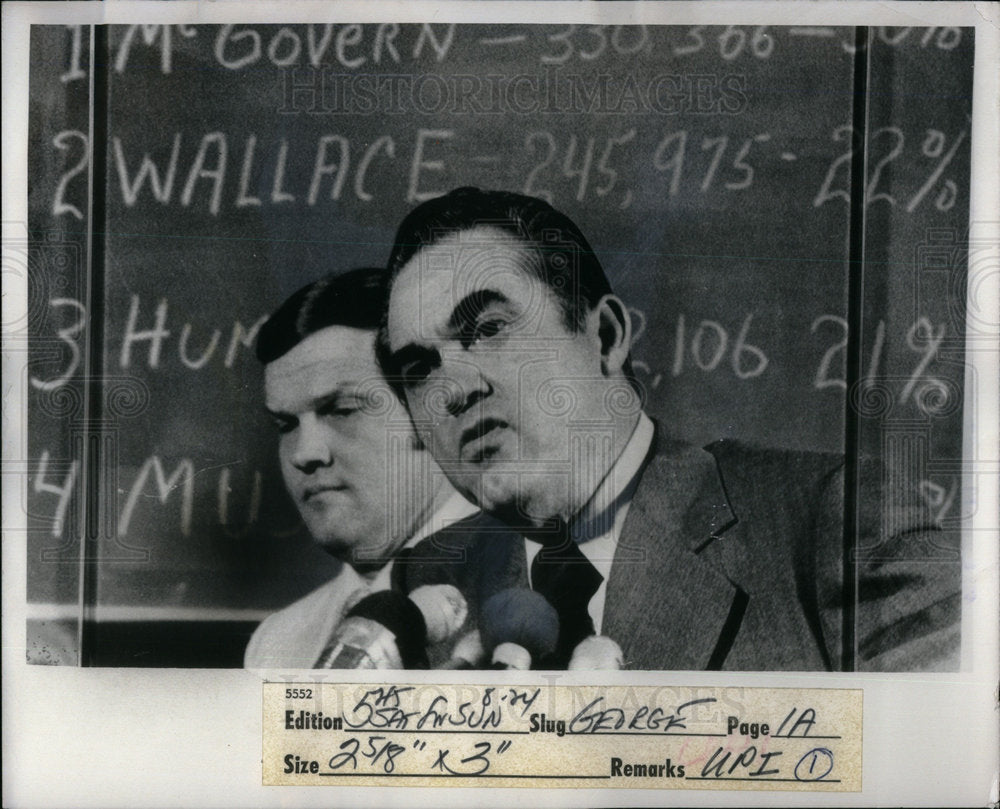 1975 Alabama Governor George Wallace Speech - Historic Images