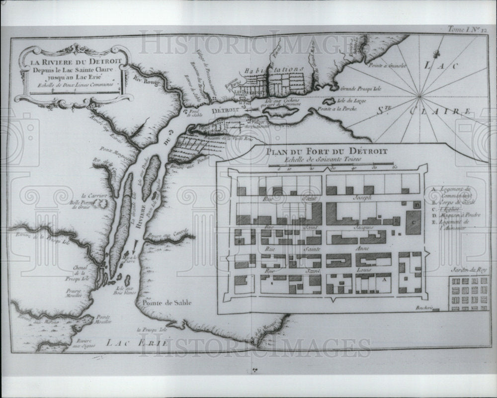 2001 Historical Maps Detroit  - Historic Images