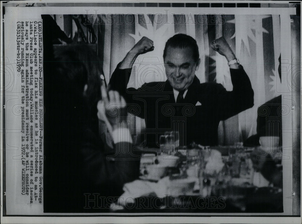 1970 George C. Wallace/Governor/Alabama - Historic Images