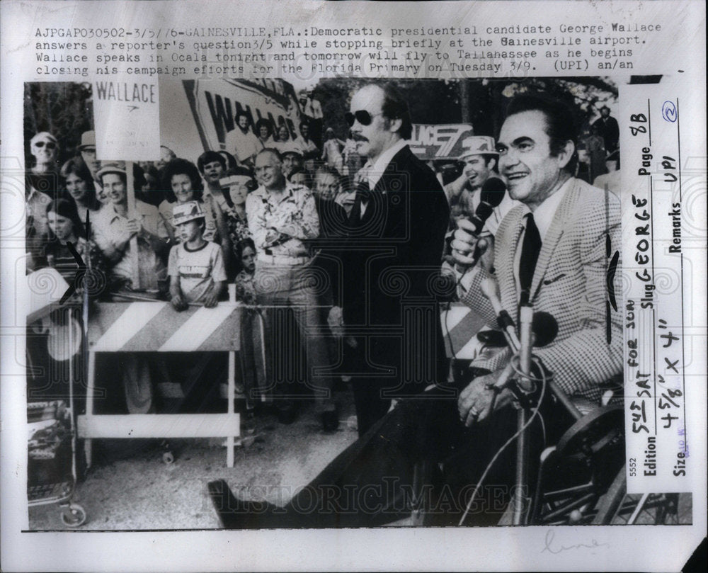 1976 George Wallace Presidential Campaign - Historic Images