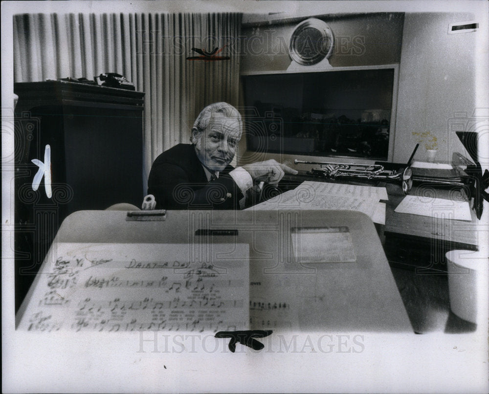 1974 Jimmy Clark Rock Bandleader Chicago - Historic Images