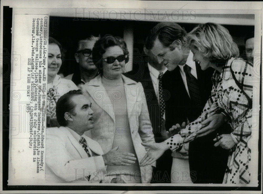 1973 Sen. Edward Kennedy George Wallace - Historic Images