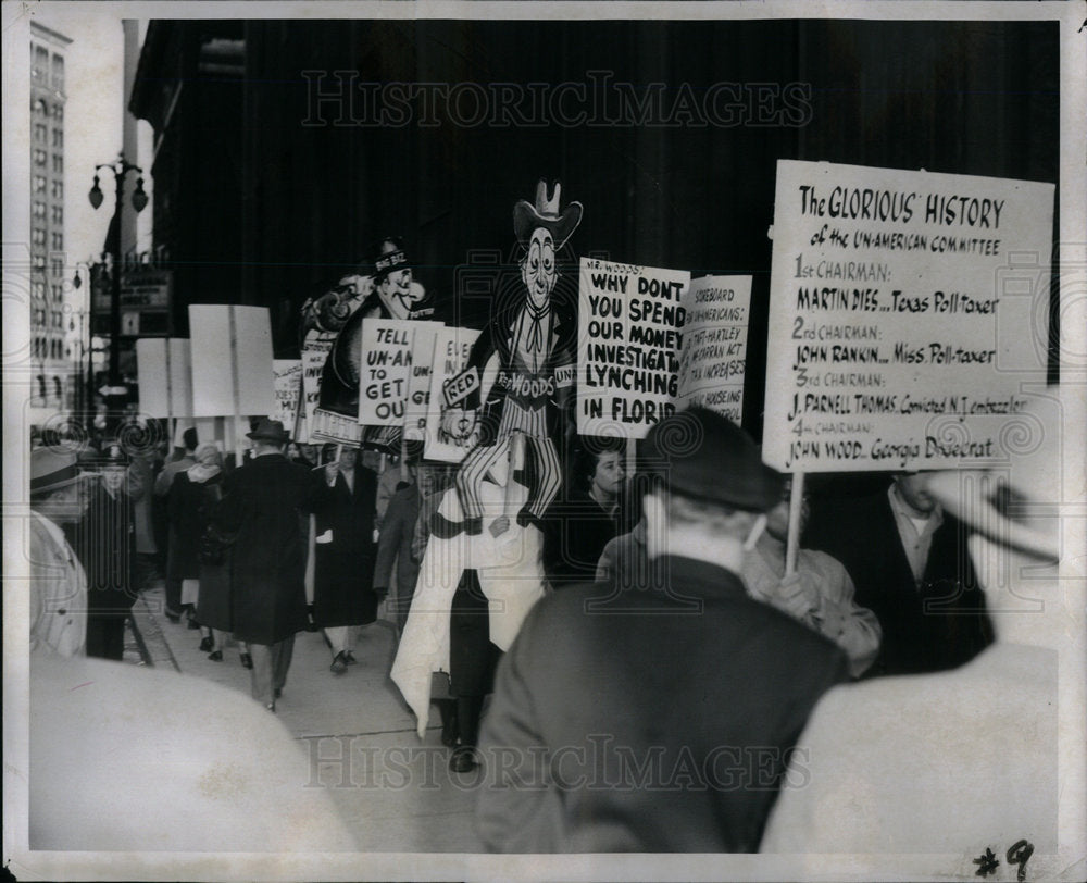 1952 Communist Demonstration/Michigan - Historic Images