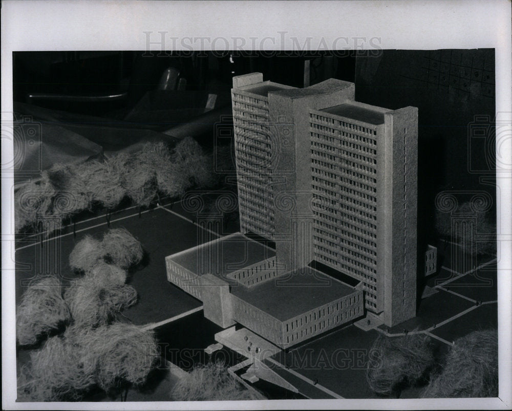 1967 Detroit Hospital - Historic Images