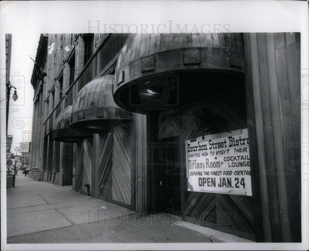 1974 Detroit Restaurant Bourbon People - Historic Images