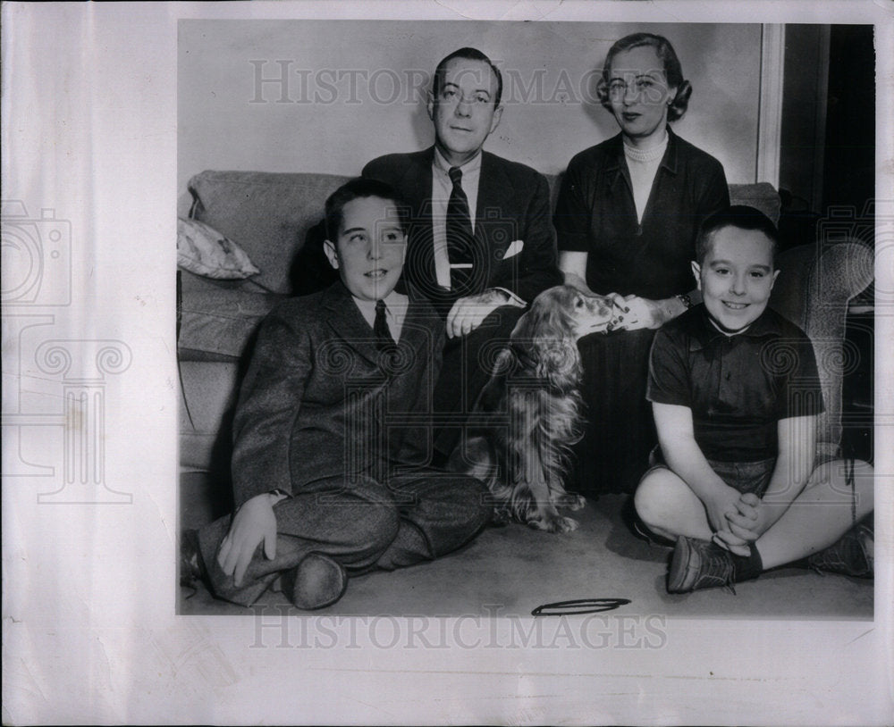 1953 New York Mayor Robert Wagner &amp; Family  - Historic Images