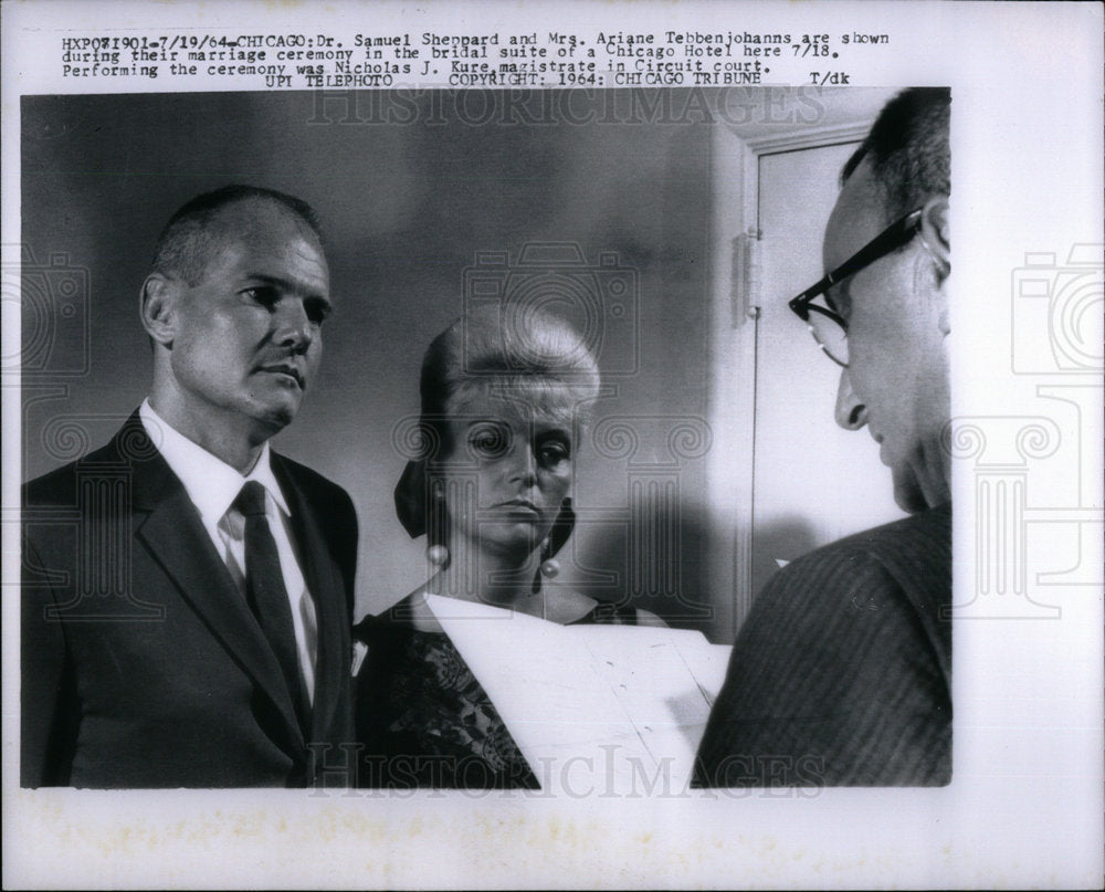 1964 Dr. Samuel H Sheppard and Mrs Ariane T - Historic Images