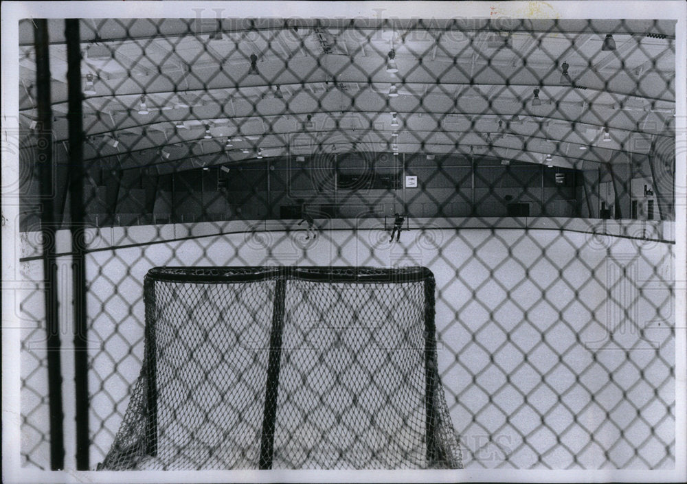 1972 Ice Skating Rink Detroit Michigan - Historic Images