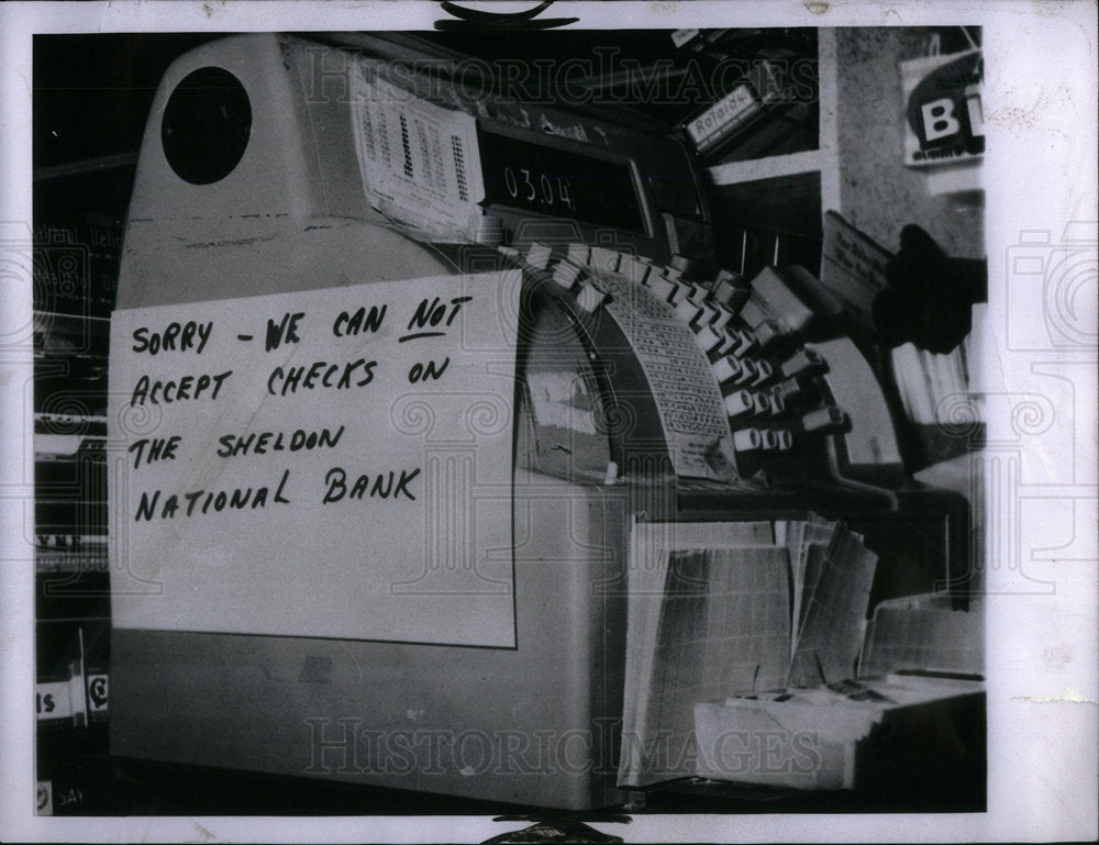 1961 Sheldon National Bank Checks - Historic Images