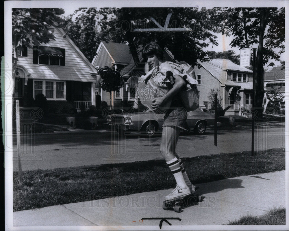 1978 Chris Gustafson Roller Skating Chicago - Historic Images