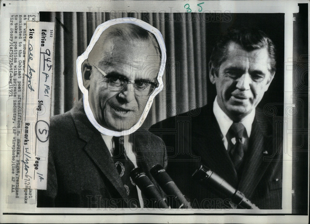 1976 Politician Earl Butz - Historic Images