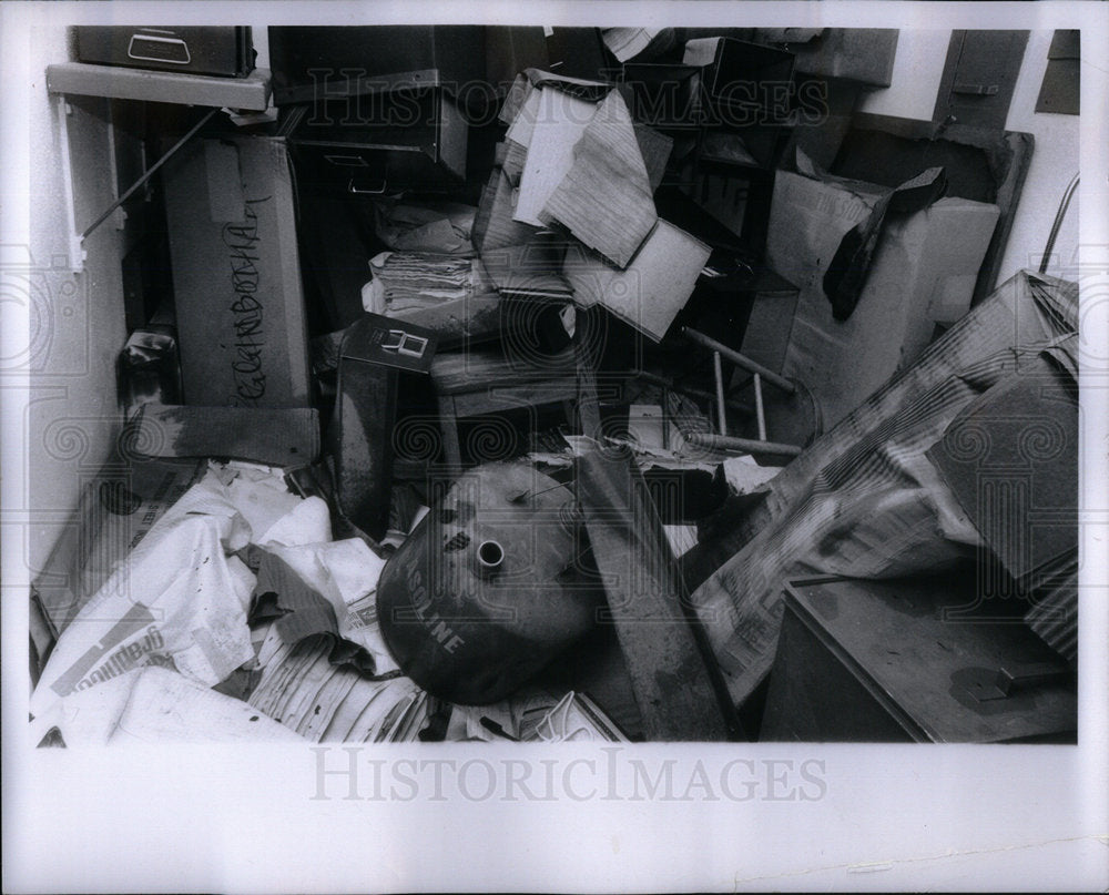 1969 Fire Damage School Vandalism - Historic Images