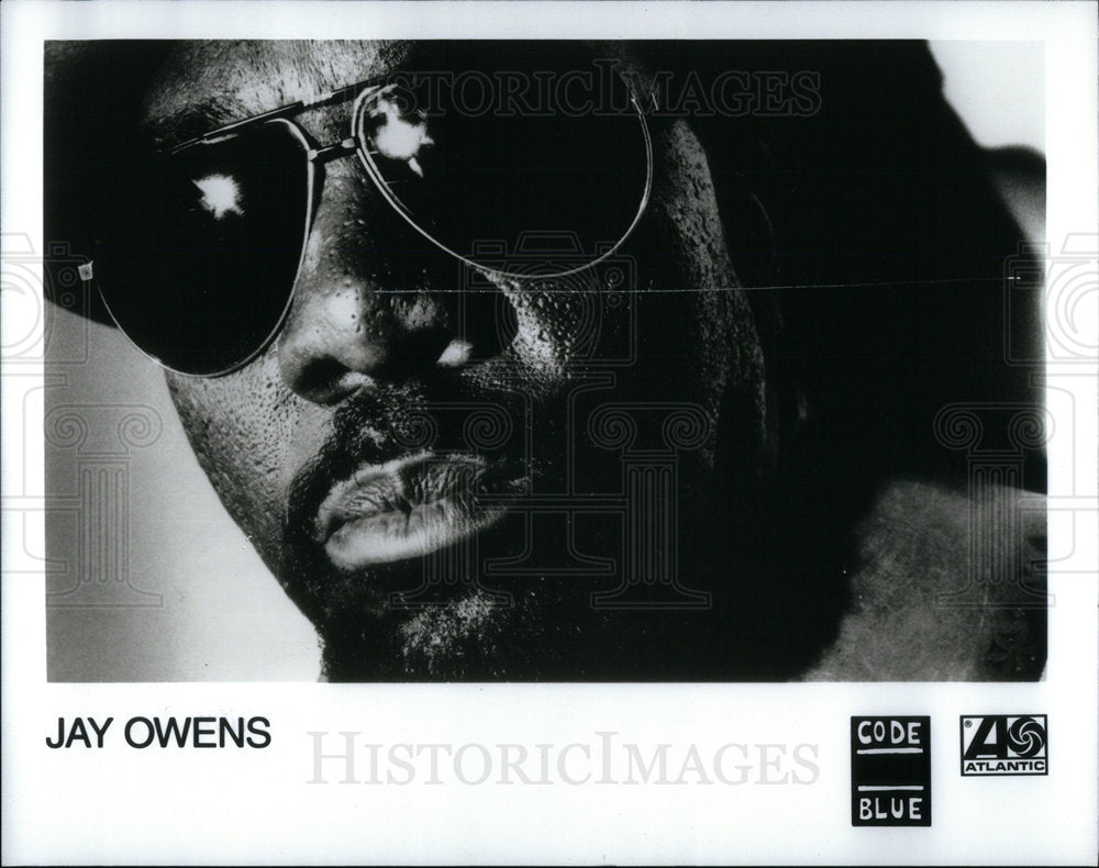 1995 Blues Singer Jay Owens - Historic Images