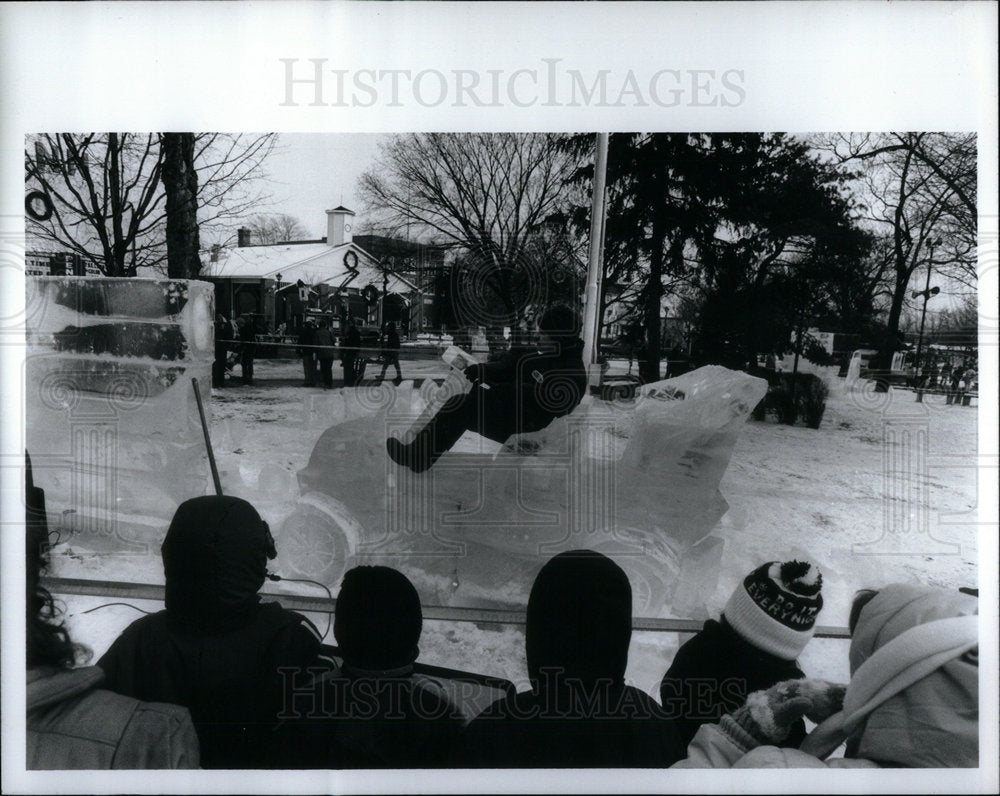 1989 Ice Sculptures Plymouth MI - Historic Images