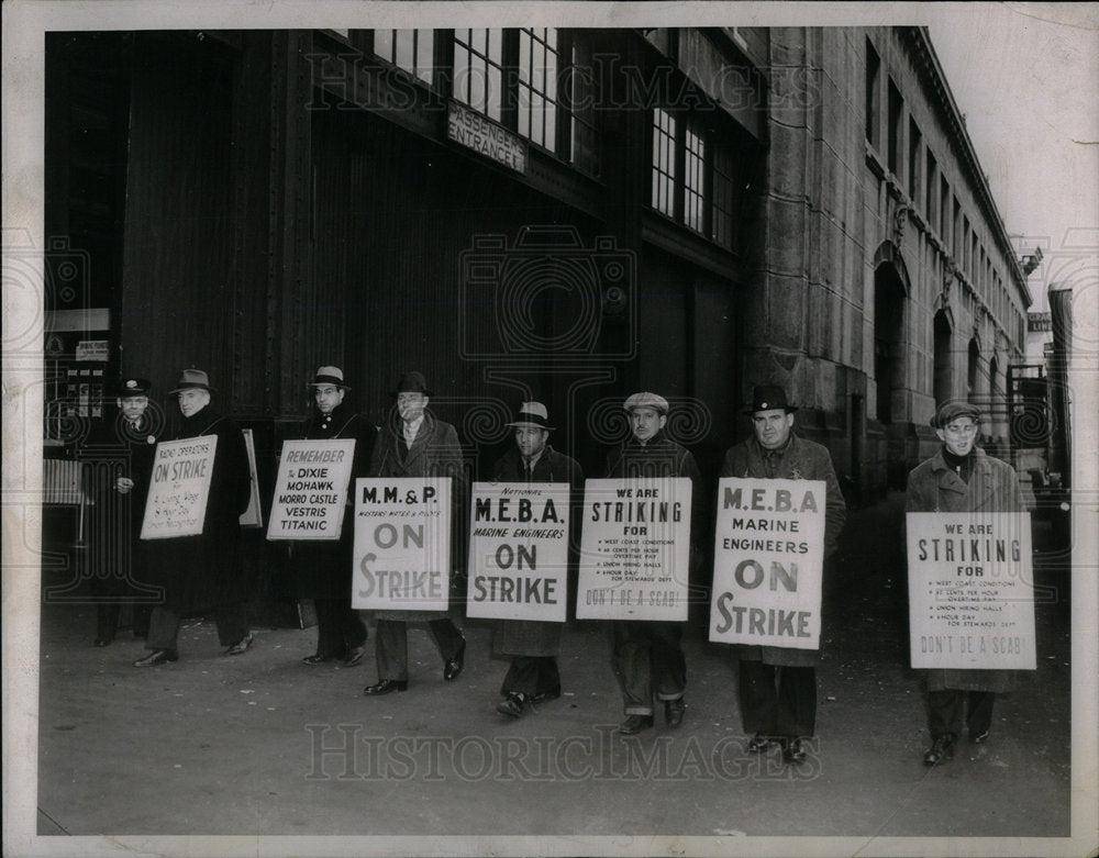 1936 Strike Seamen New York Virginia Pilot - Historic Images