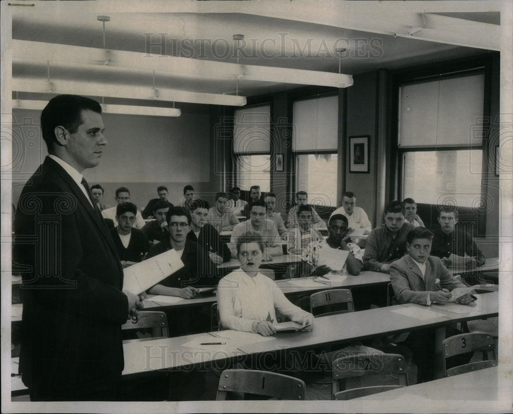 1958 James Stamm School Teacher News Paper - Historic Images