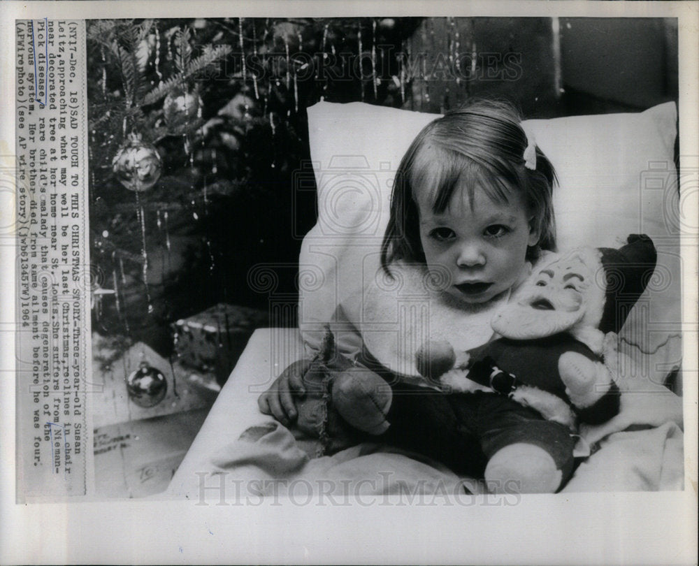 1964 Susan Letiz Christmas Nervous Sysytem - Historic Images