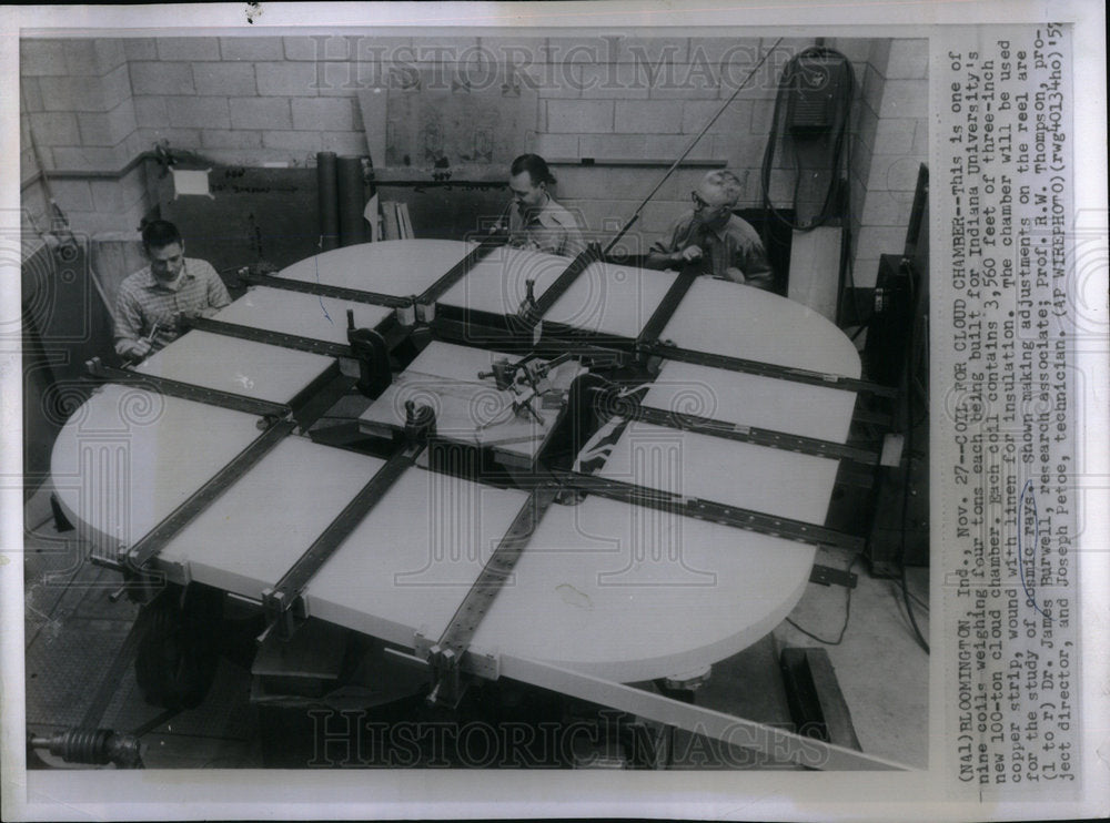 1957 Cloud Chamber Indiana University nine - Historic Images