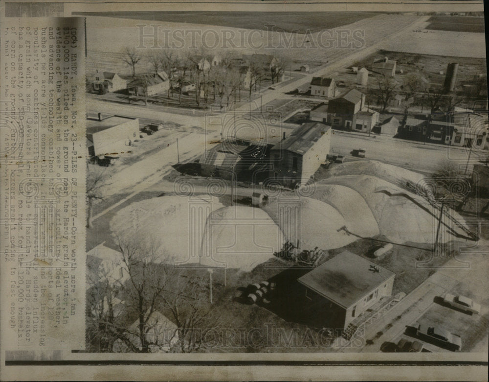 1966 Corn Hardy Grain Elevator Ground Store - Historic Images