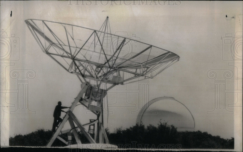 1956 Radio Antenna Palomar Observatory Cali - Historic Images