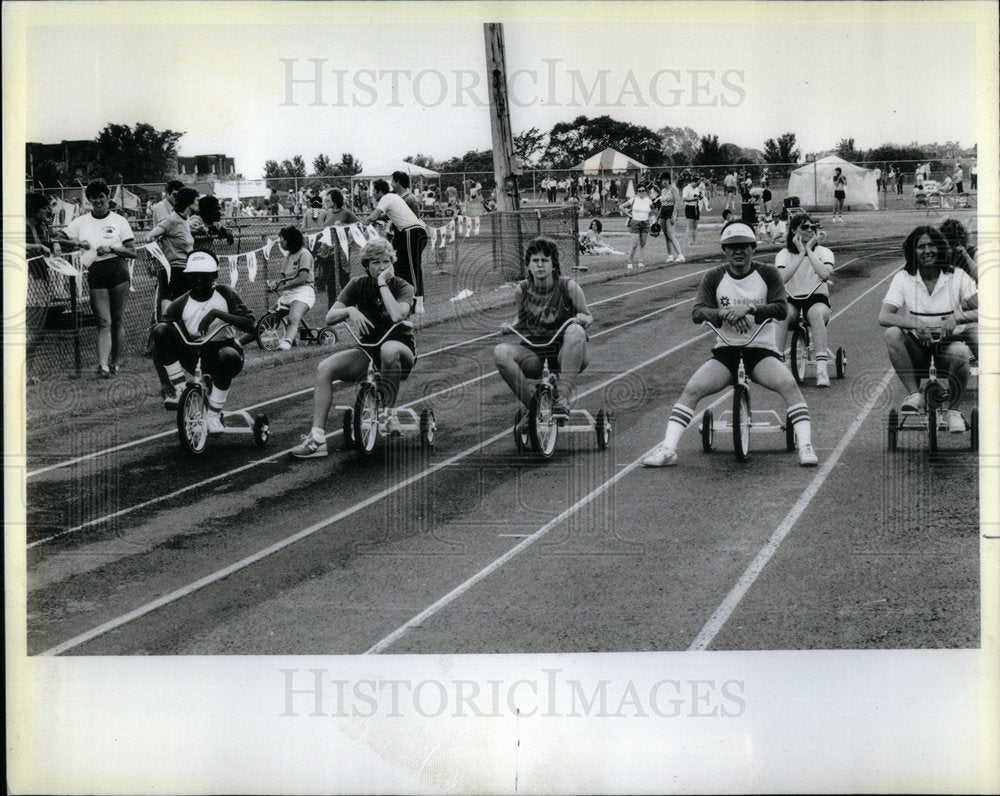 1984 Healthy American Games Tricycle Race - Historic Images