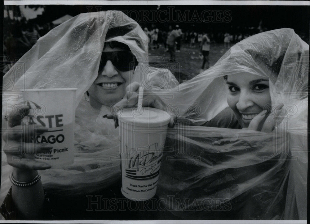 1991 Tastegoers Priscilla Aragon food fest - Historic Images