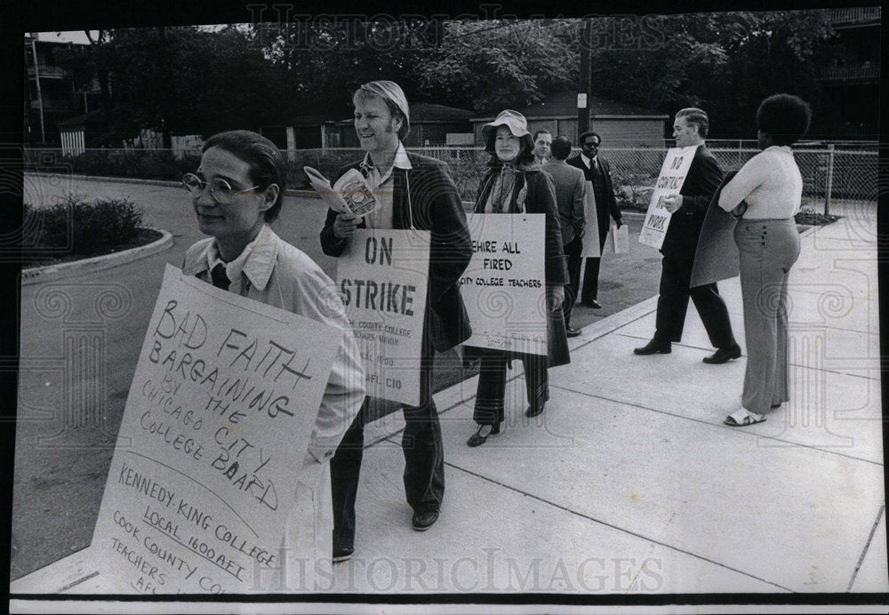 1973 Cook County College Teachers Kennedy - Historic Images